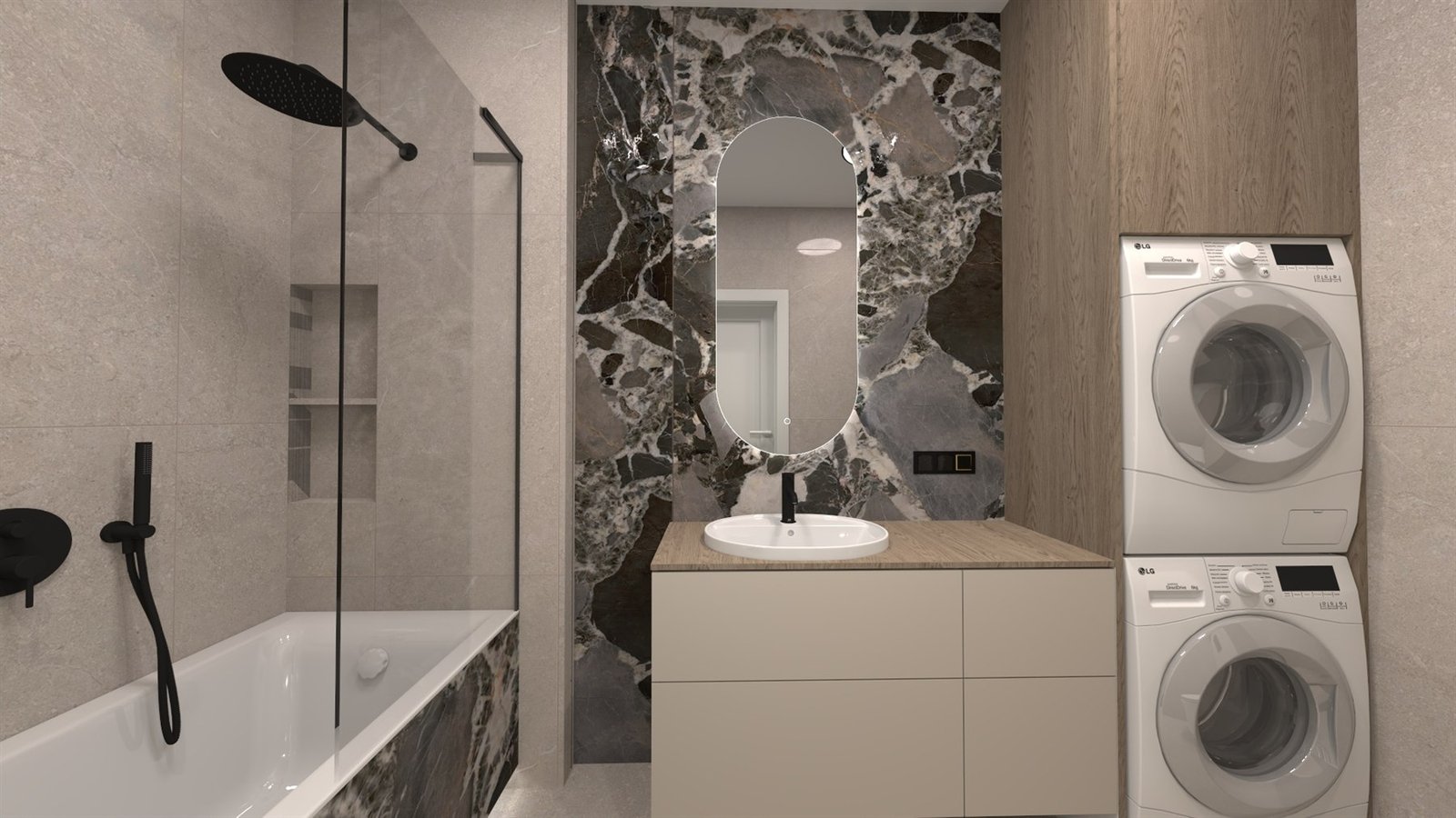 Naturalne materiały i kontrasty — Inspiracje Mastor