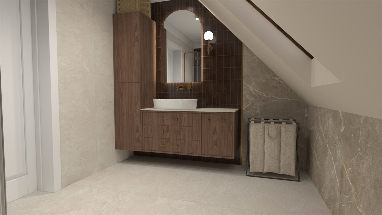 Strefa WC i zabudowa meblowa — Inspiracje Mastor